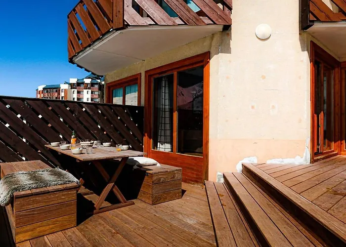 Appt Renove Par Architecte, 3 Chambres, Terrasse Sud Sur Pistes, Service Conciergerie - Fr-1-545-1 Apartament